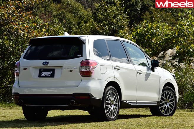 Subaru -Forester -STI-rear -parked