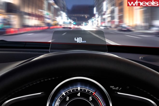 Mazda -CX-3-heads -up -display