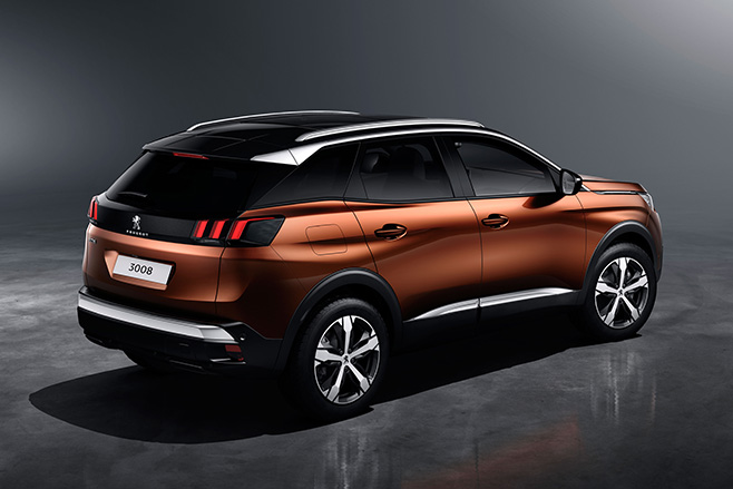 Peugeot 3008 rear side
