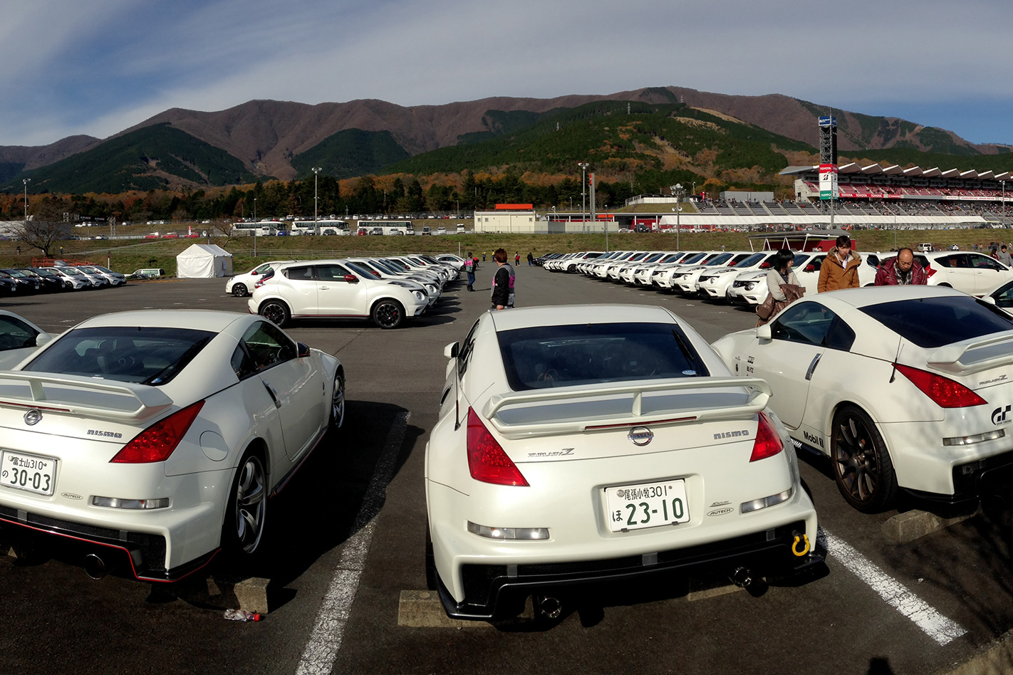 Nismo festival car park