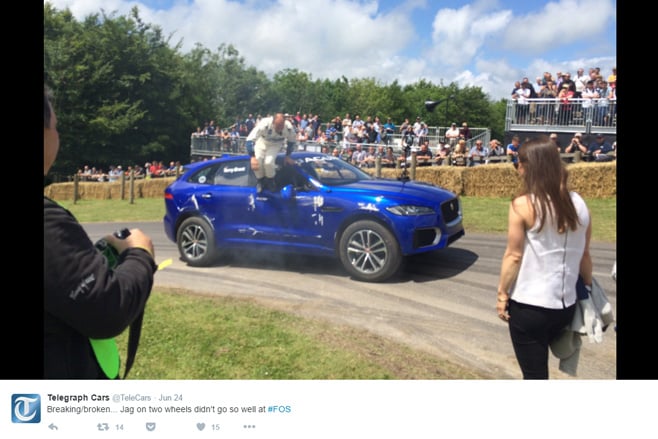 Jaguar -F-Pace -crash