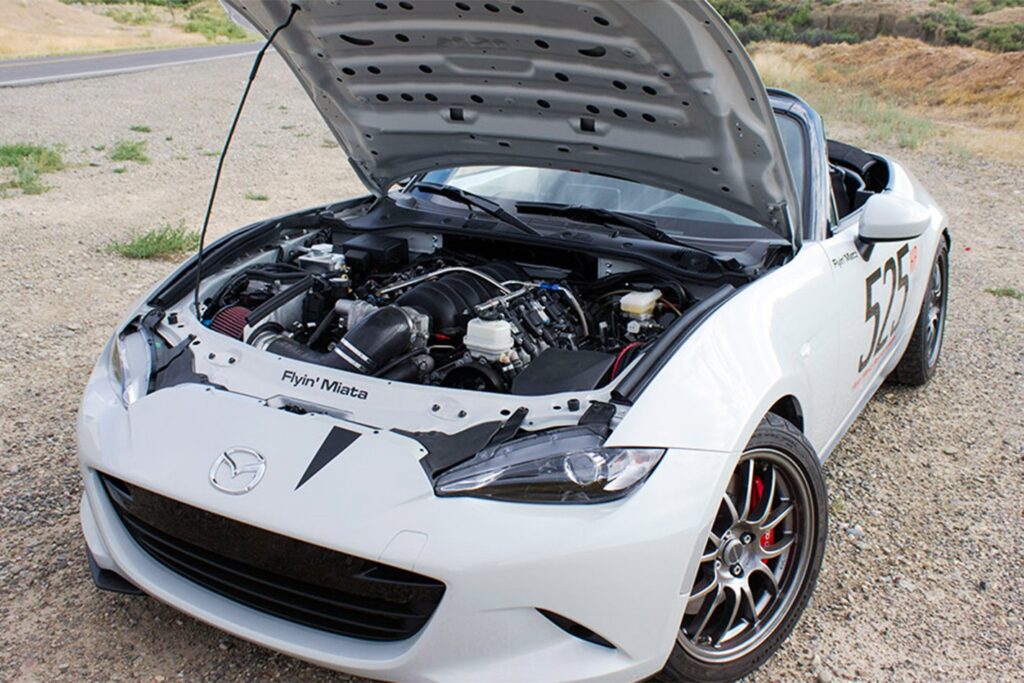 Flyin’ Miata reveal V8 Mazda MX-5