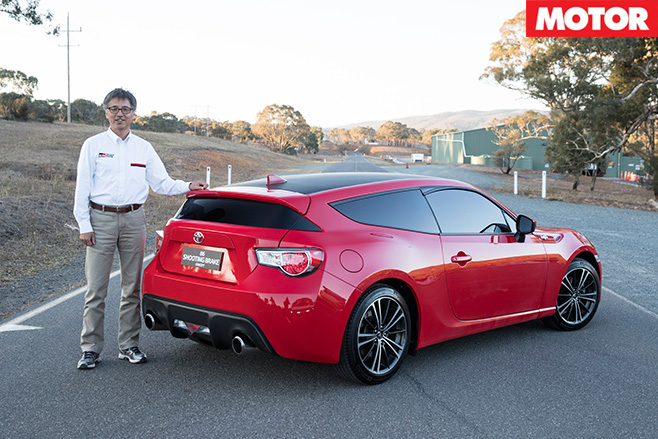 Tetsuya Tada with Toyota 86 shooting brake