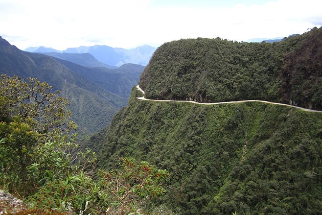 North Yungas Road, Bolivia