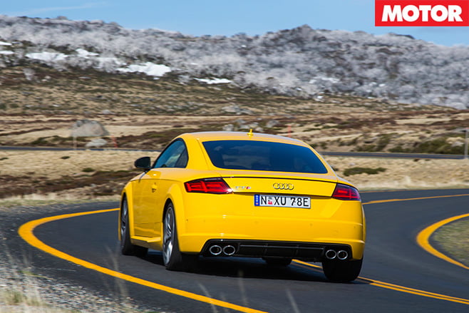Audi tts coupe rear