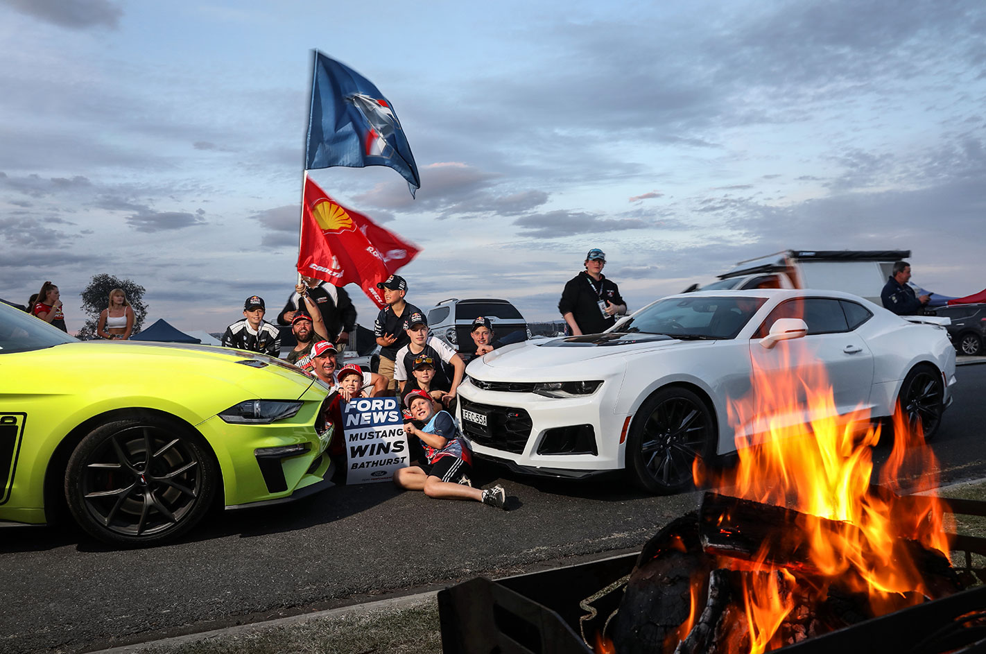 We crash Ford’s Bathurst Mustang R-Spec party with Camaro ZL1