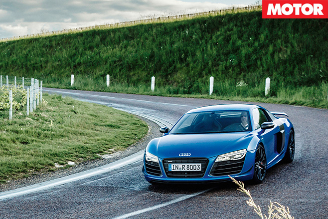 Audi R8 LMX driving