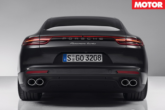 2017 Porsche Panamera Turbo rear