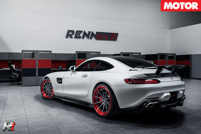 Renntech Mercedes-AMG GT S rear side