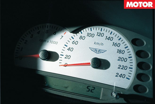 Tickford white faced gauges