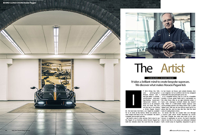 MOTOR Horacio Pagani interview feature