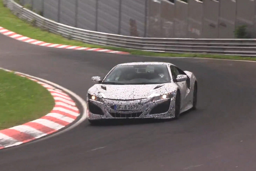 2015 Honda NSX testing twin turbo V6