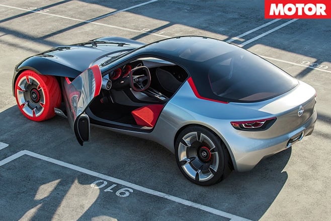 Opel gt concept rear doors