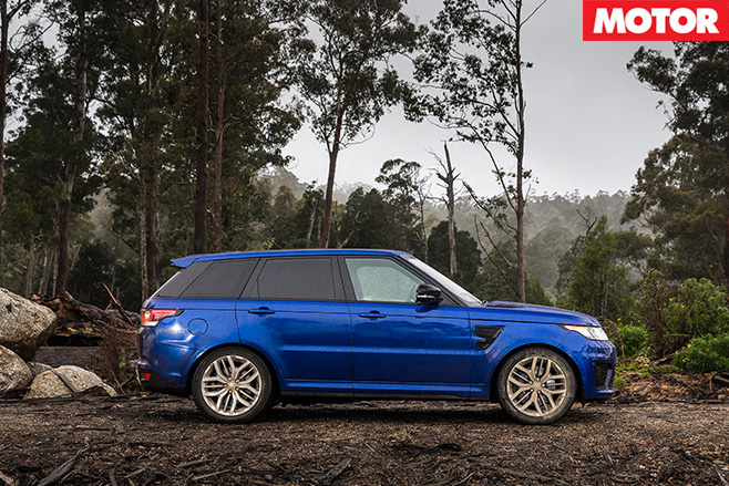 Ranger Rover SVR side