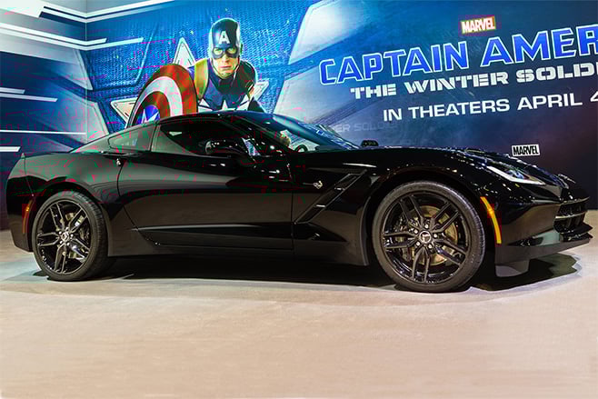 Black Widow's Chevrolet Corvette Stingray