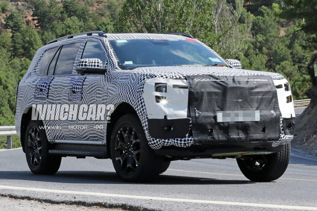 2022 Ford Everest spy shot