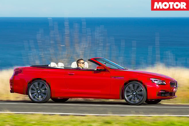 BMW 640i Convertible review side
