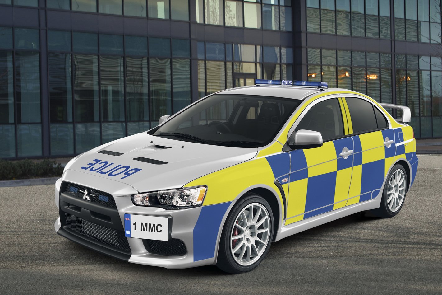 Mitsubishi Lance Evo X police