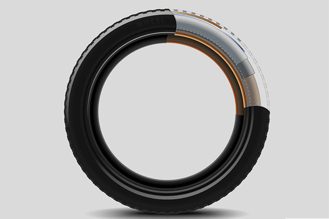 Tyre cross-section