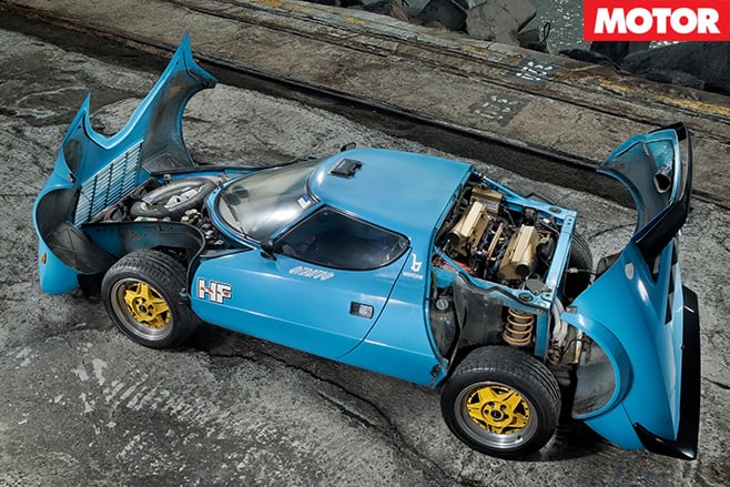 Lancia -Stratos -engine -boot