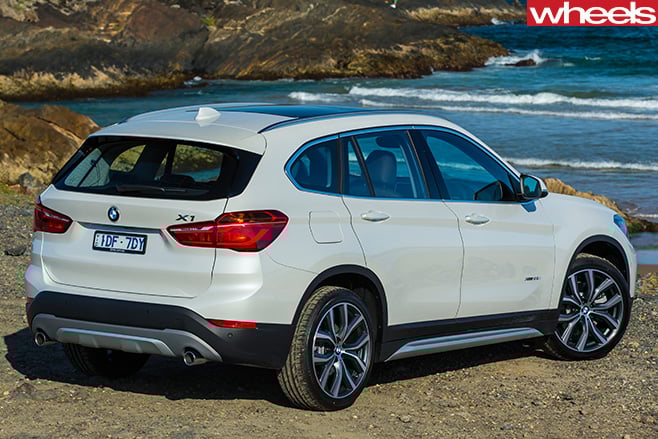 BMW-X1-Rear -at -beach