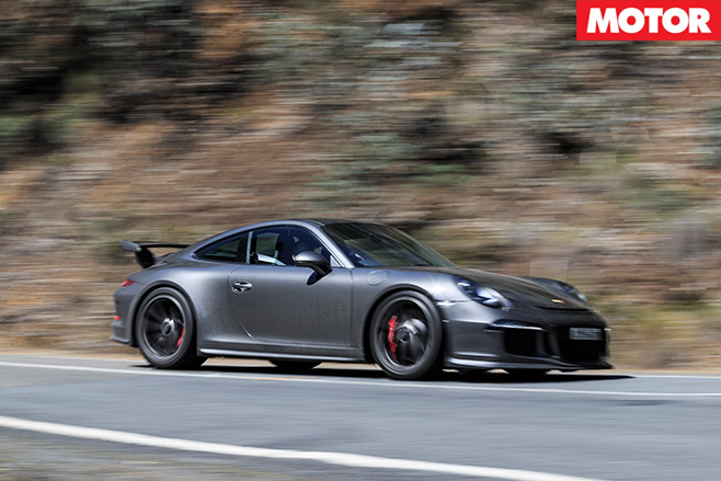 Porsche 911 GT3 driving side