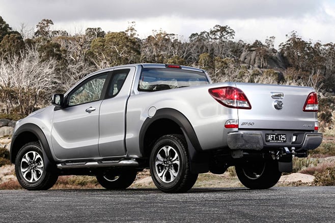 Mazda BT-50 rear side