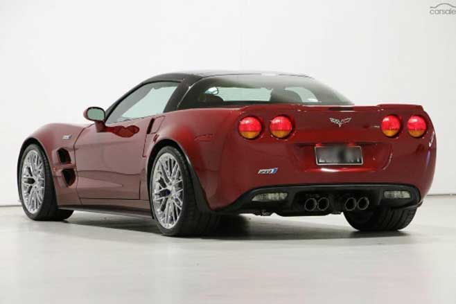 Red Chevrolet Corvette ZR1 for sale.