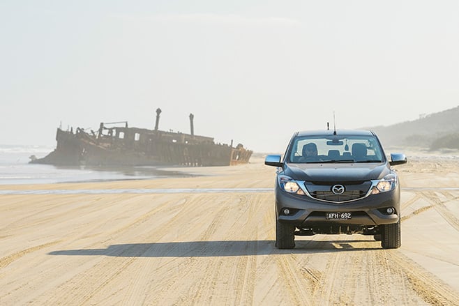 Mazda BT-50 at Fraser Island