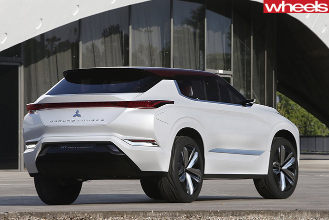 Mitsubishi -GT-PHEV-rear -side
