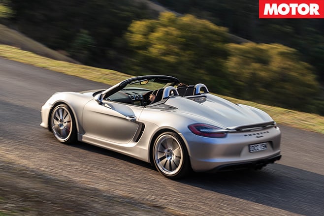 Porsche -Boxster -rear -driving