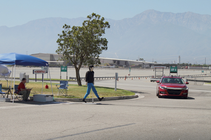 AAA AEB pedestrian testing