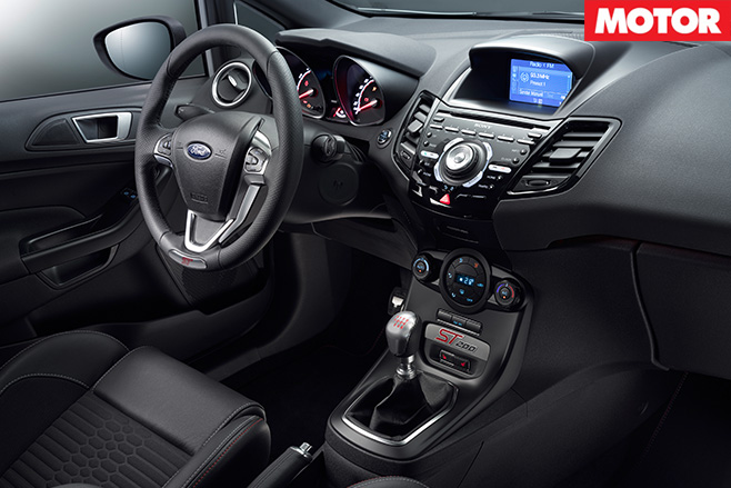 Ford Fiesta ST200 interior