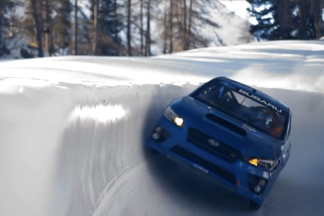 subaru wrx sti bobsled corner