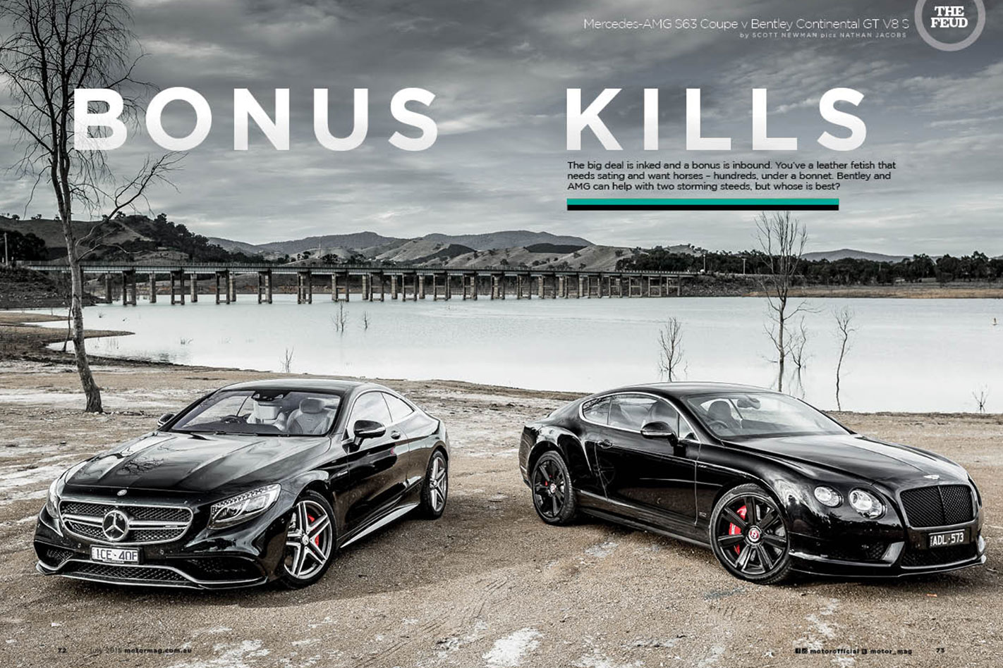 Mercedes-AMG S63 Coupe or Bentley Continental GT V8 S