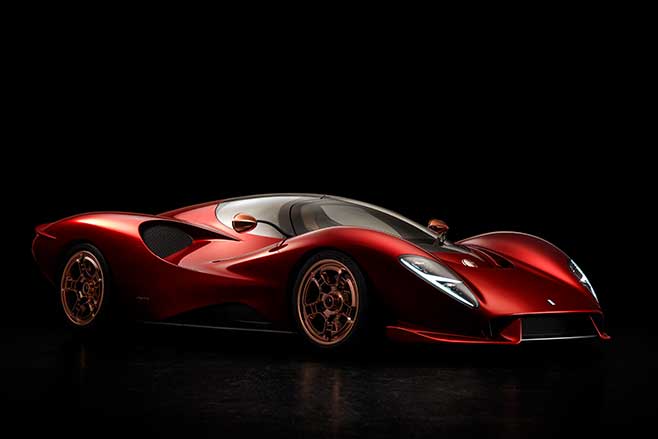 De Tomaso P72 Supercar in red