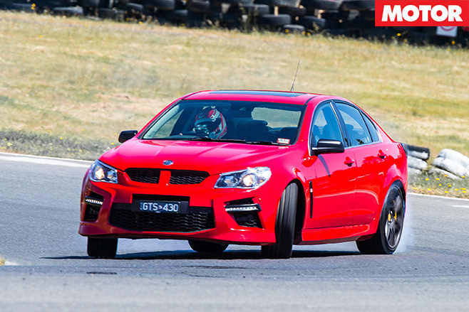 HSV GTS burnout