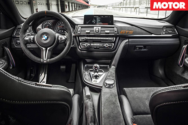 Bmw m4 gts interior
