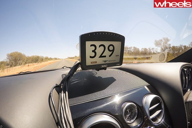 Bentley -Continental -speedo