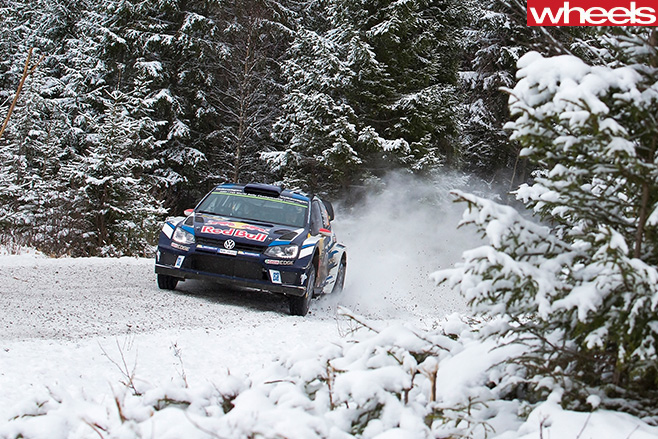 Latvala -Anttila -Rally -Sweden -racing -corner