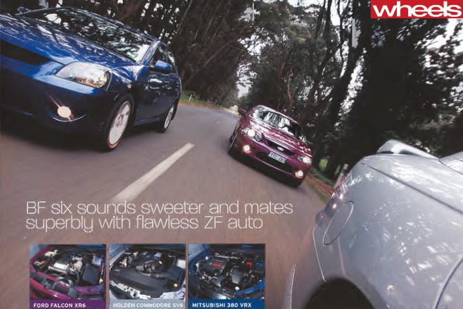 2005-Ford -BF-Falcon -vs -competitors -driving -side
