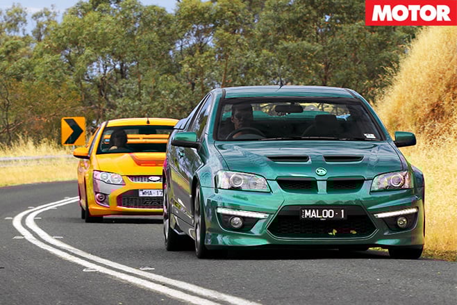 FPV Super Pursuit vs HSV Maloo R8
