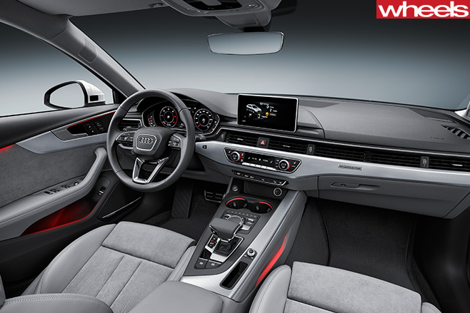 Audi -A4-Off -road -Quattro -interior -console
