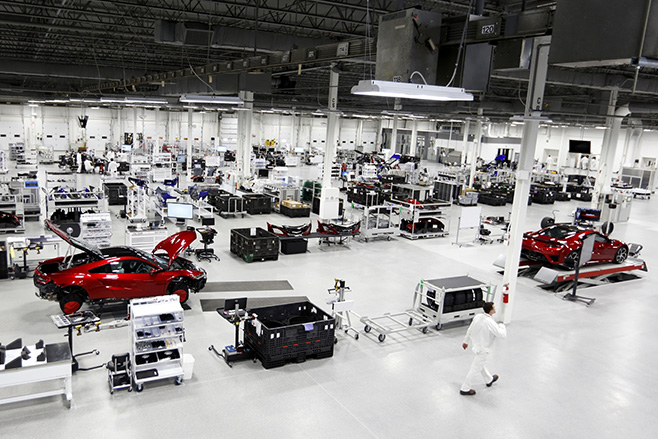 Honda NSX Factory floor