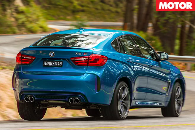 BMW X6M rear
