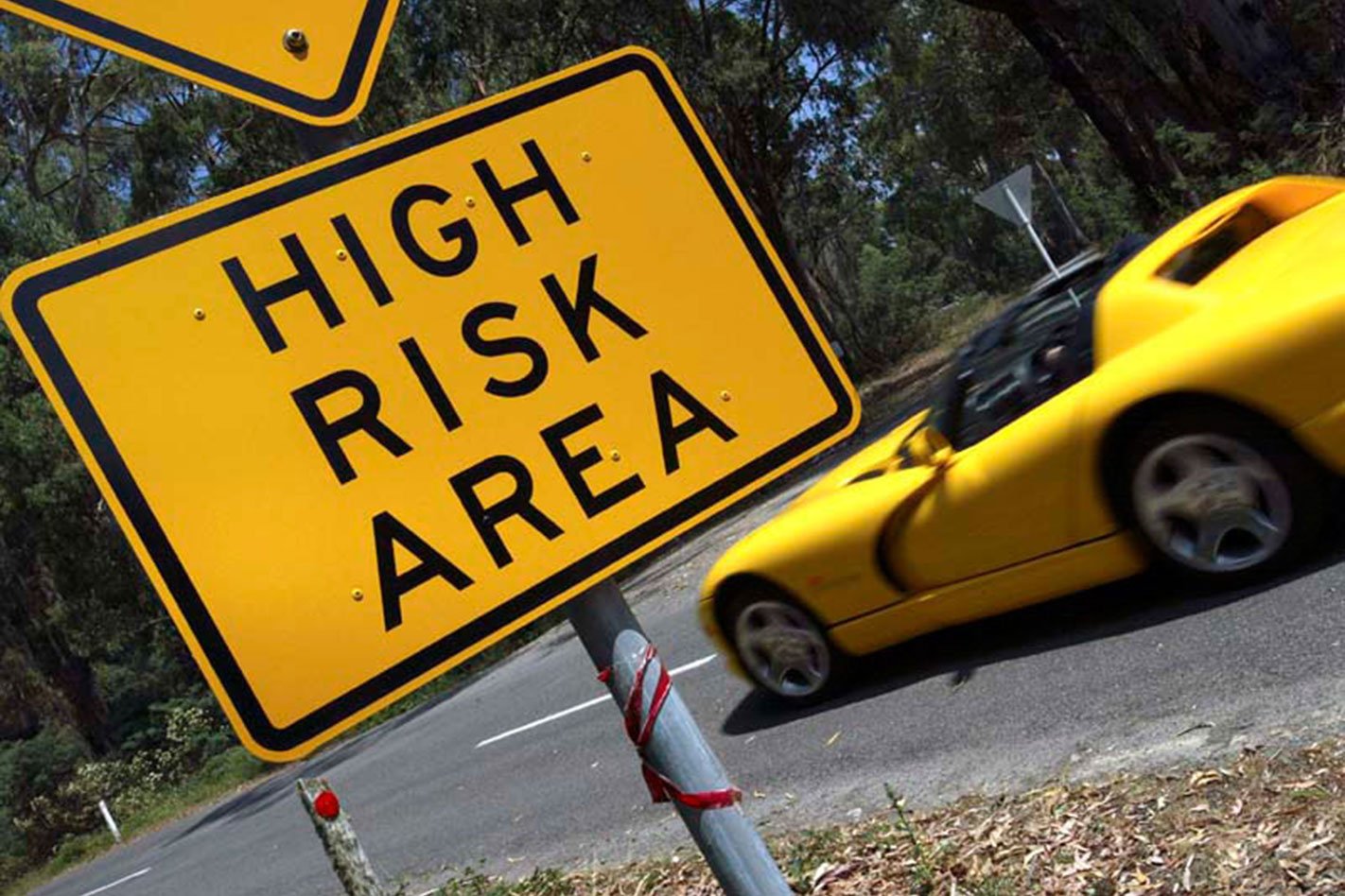 Dodge Viper road sign