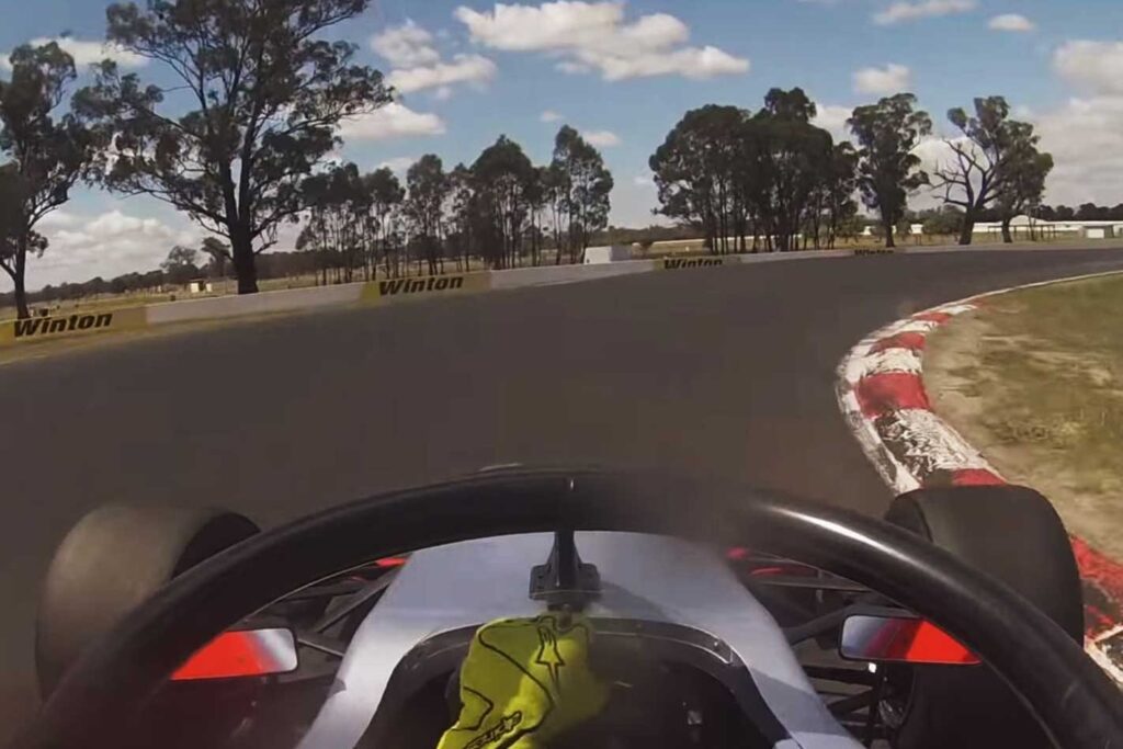 S5000 open-wheeler runs hot lap of Winton Raceway