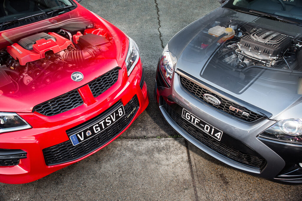 HSV GTS vs FPV GT-F dyno power kW