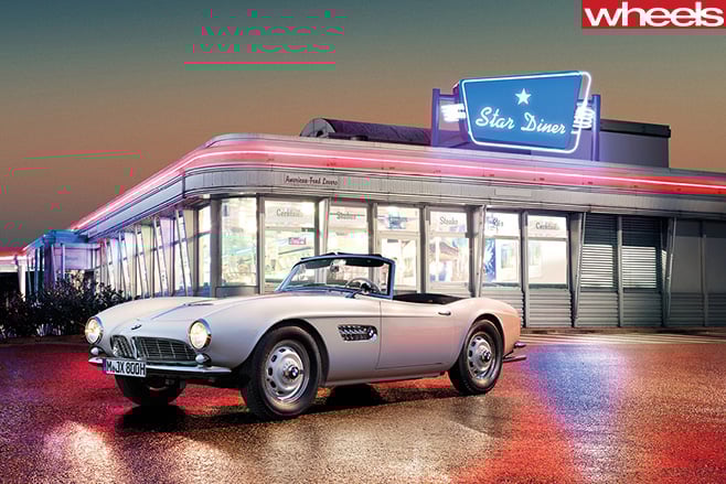 BMW-507-outside -diner