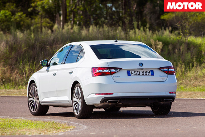 Skoda Superb 206TSI rear